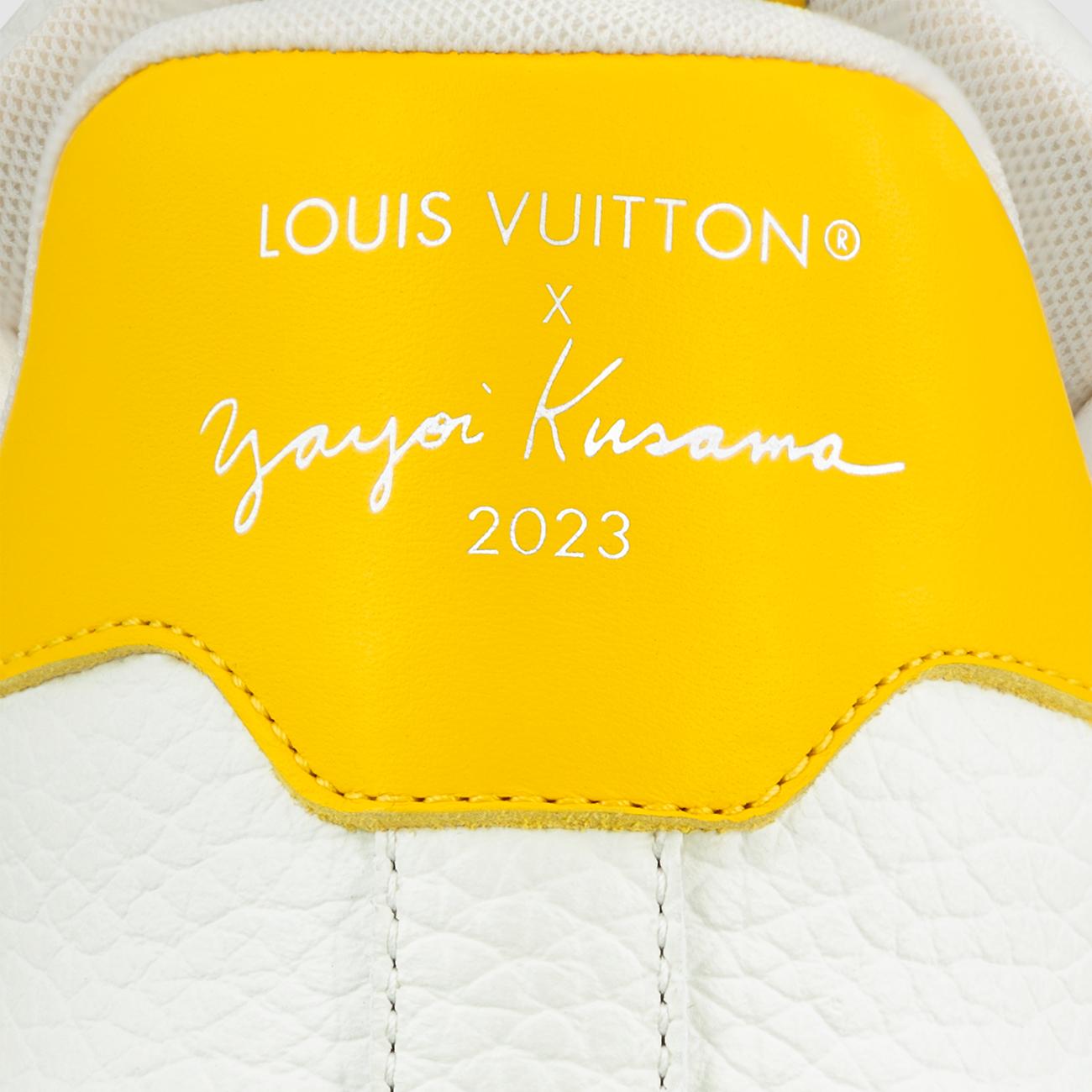 Giày Thể Thao Louis Vuitton Trainer LVxYK Nam Trắng Vàng